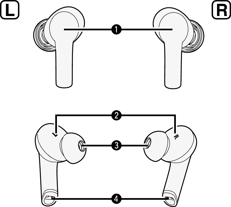 Name earphones C630W